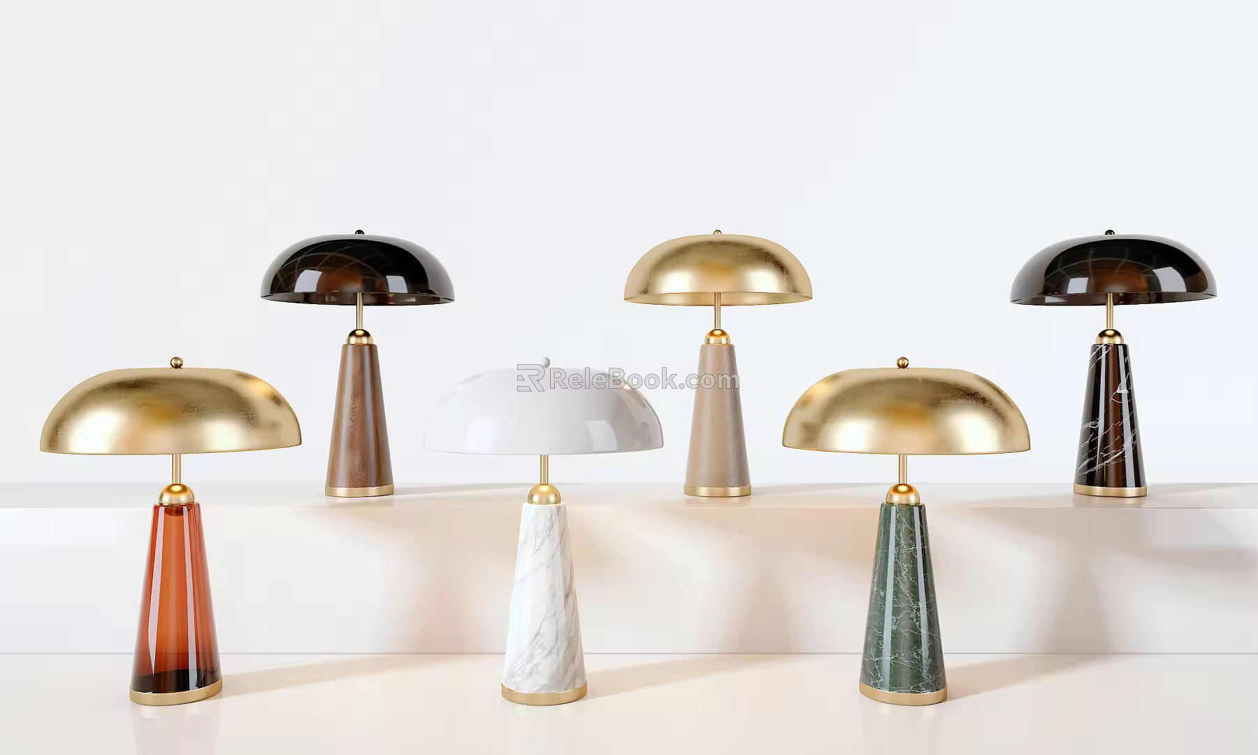 Light Luxury Table Lamp 3d model