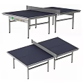 High Quality Indoor Ping Pong Table With Smooth Blue Tabletop And Durable Metal Frame