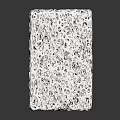 White Porous Cube Structure Featuring Intricate Hole Patterns On Surface 3d model