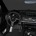 Silver BMW Two Door Coupe With Sleek Design And Sporty Exterior