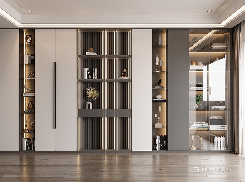 Modern Decorative Cabinet texture