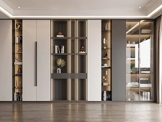 Modern Decorative Cabinet 3d model