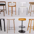 Various Stylish Bar Stools With Different Designs And Materials For Home Use