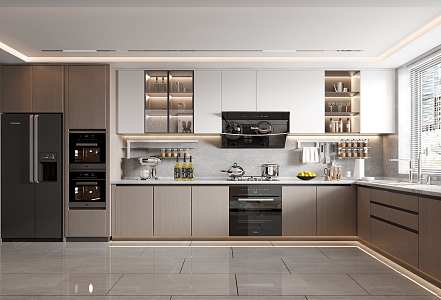 Modern Kitchen 3d model