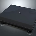 Modern Black Digital Weight Scale With Sleek Surface And Stable Feet For Home Use