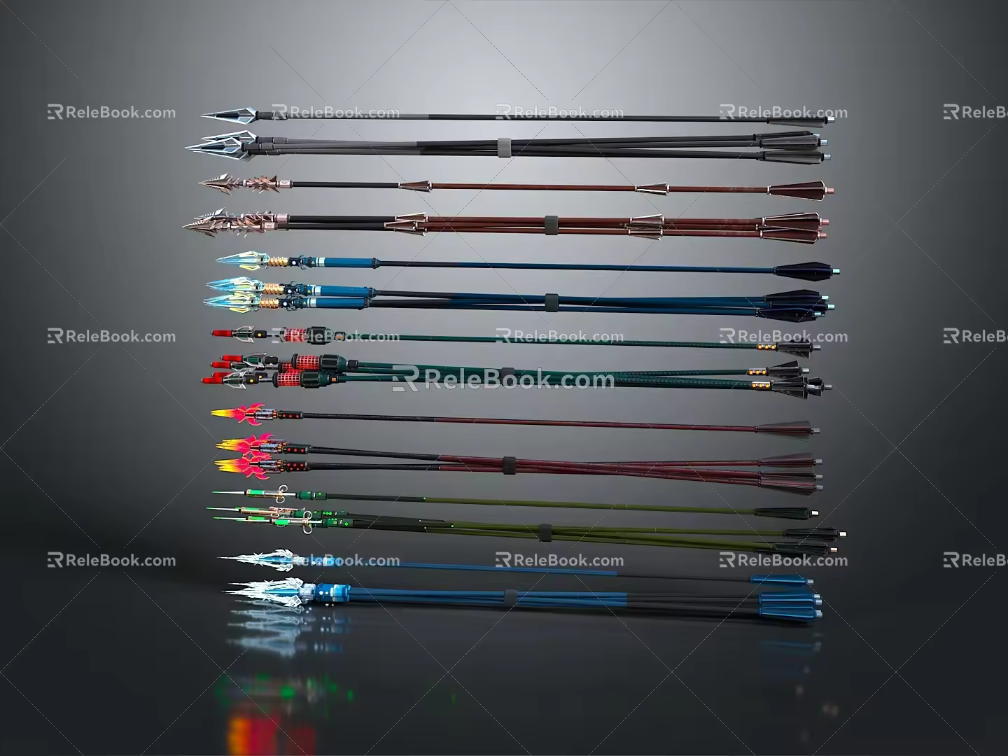 Crossbow Bow Bow Arrow Crossbow Crossbow Mechanical Crossbow Shifting Bow Bow and Arrow Shoot Distal Equipment Weapons 3d model