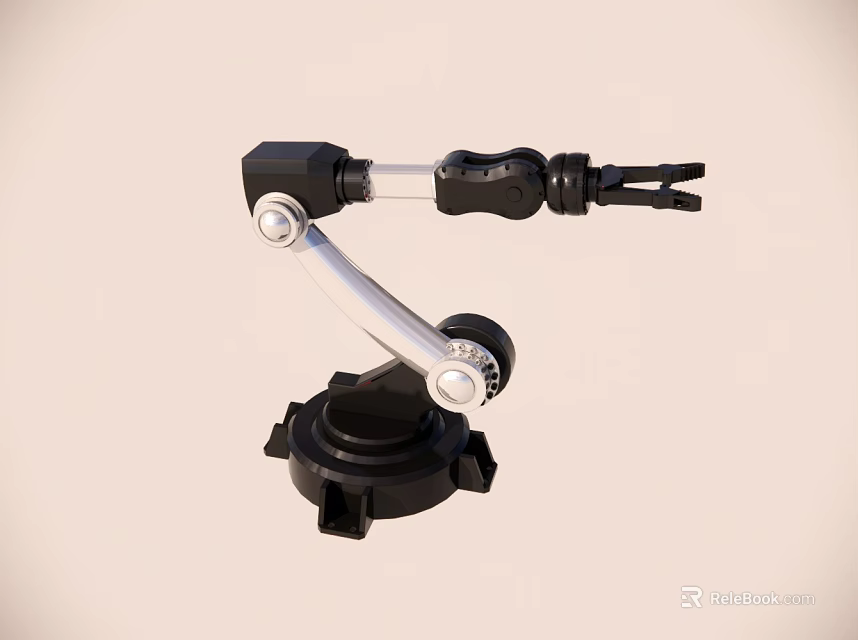 Industrial Robotic Arm With Precision Mechanical Joints For Automated Assembly Tasks 3d model 
