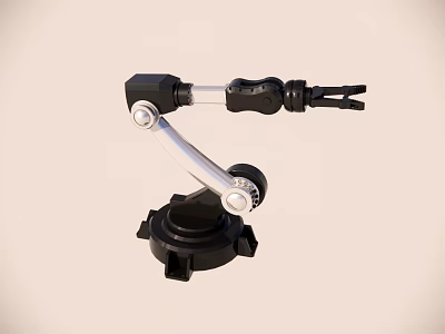 Industrial Robotic Arm With Precision Mechanical Joints For Automated Assembly Tasks 3d model
