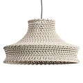 Woven White Rope Pendant Lampshade 3d model