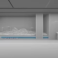 Modern Glass Display Shelves With LED Lighting For Retail Product Showcase Design