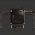 Modern Home Furniture Set Featuring Wooden Table Chair Stool And Cabinet