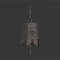 Metal Bell Shaped Household Item With Hollow Out Patterns And Decorative Design