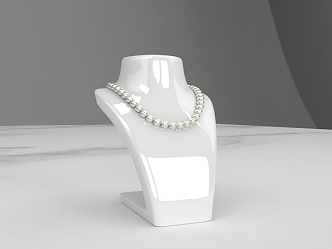 Necklace Clothing Accessories Chain Pendant Decorations Jewelry 3d model