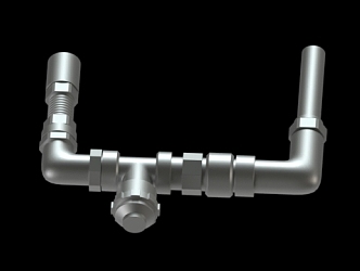 Modern Piping 3d model