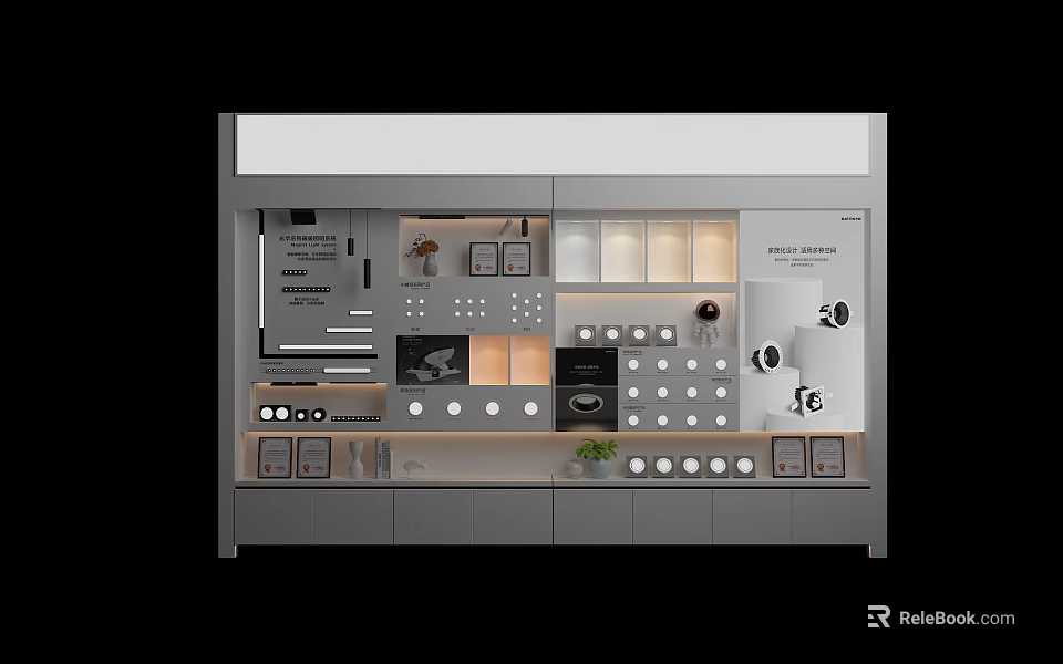 Modern Kitchen Interior Design With Island Counter Cabinets And Appliances 3d model 
