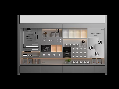 Modern Kitchen Interior Design With Island Counter Cabinets And Appliances 3d model
