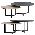 Modern Coffee Table Combination Modern Coffee Table Side Table Round Table Decoration Simple Home Furniture 3d model