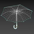 Black Household Umbrella With Wooden Handle For Daily Rain Protection Essential