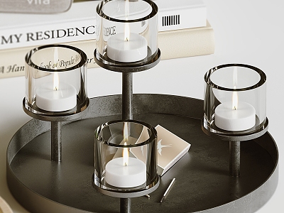 Modern Candle Ornaments model