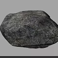 Natural Stone and Rustic Wood Decorative Piece with Textured Surface and Organic Design