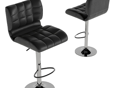 Modern Bar Chair 3d model