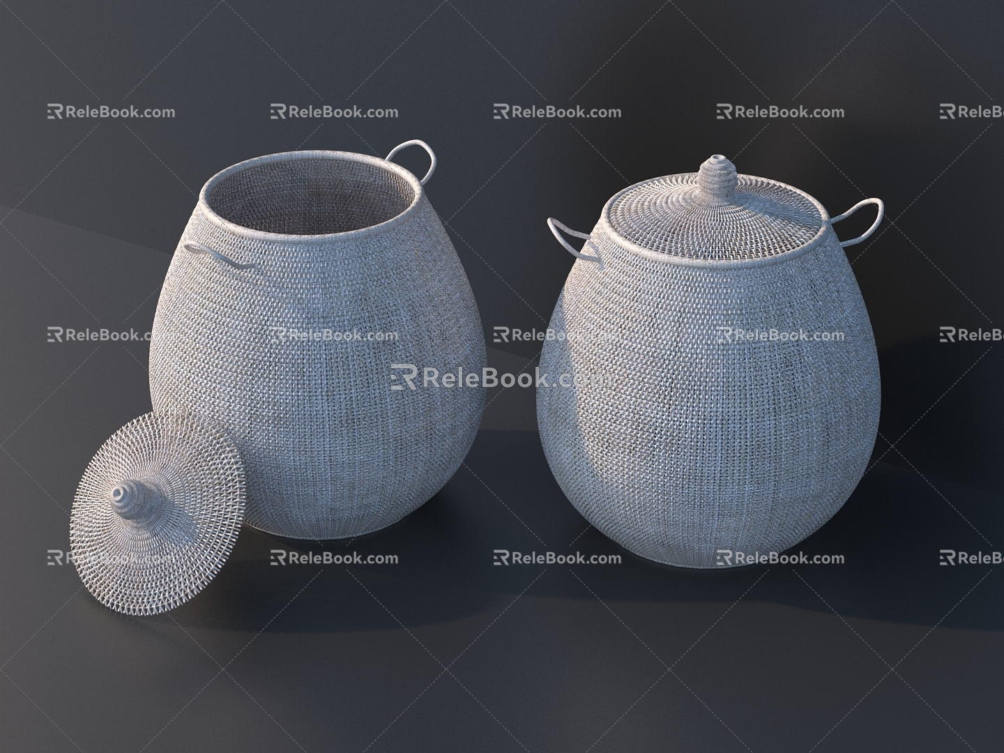 Modern Storage Basket 3d model