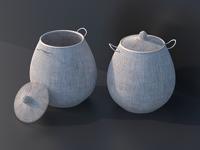 Modern Storage Basket 3d model