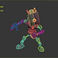 Robot Assistant Small Robot Butler Robot Butler Figure Game Figure 3d model
