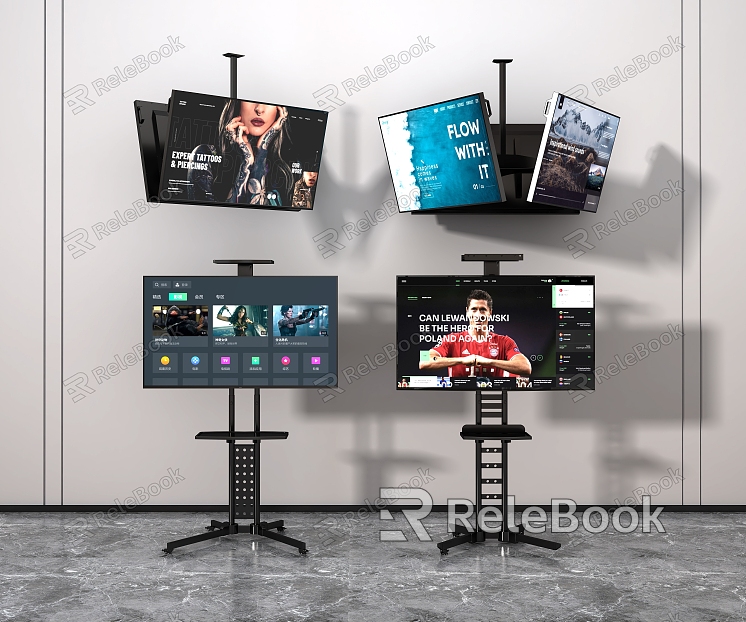 Modern TV Video Conference Shelf model