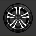 Bridgestone Car Tire With Alloy Wheel Rim And High Performance Rubber Construction