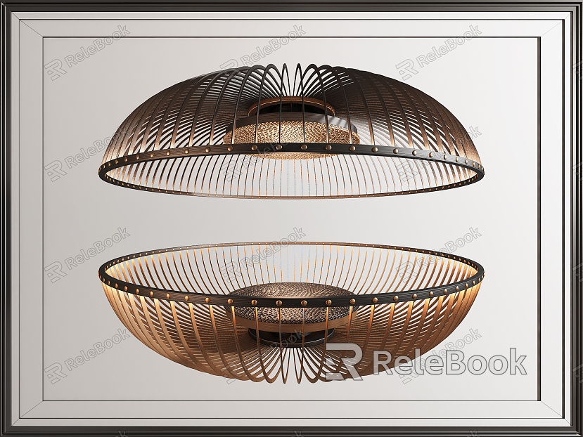 Industrial LOFT Ceiling Lamp Round Ceiling Lamp model