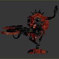 Mech Warrior Mech Soldier Machine Battlearm Mechanical Battlearm Machine Fighter Robot 3d model
