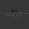 Advanced Multirotor Drone With Extended Rotor Arms And Central Sensor Module