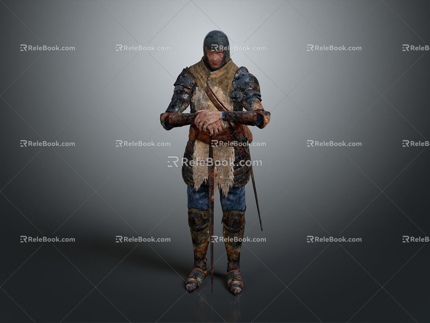 Modern Western Samurai Western Warrior Western Hero Western Warrior 3d model