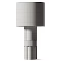 Modern Table Lamp With Wooden Base And Fabric Shade For Home Interior Decor