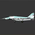 Light Blue And White Fighter Jet With Russian Flag On Tail And 152 Marking Model