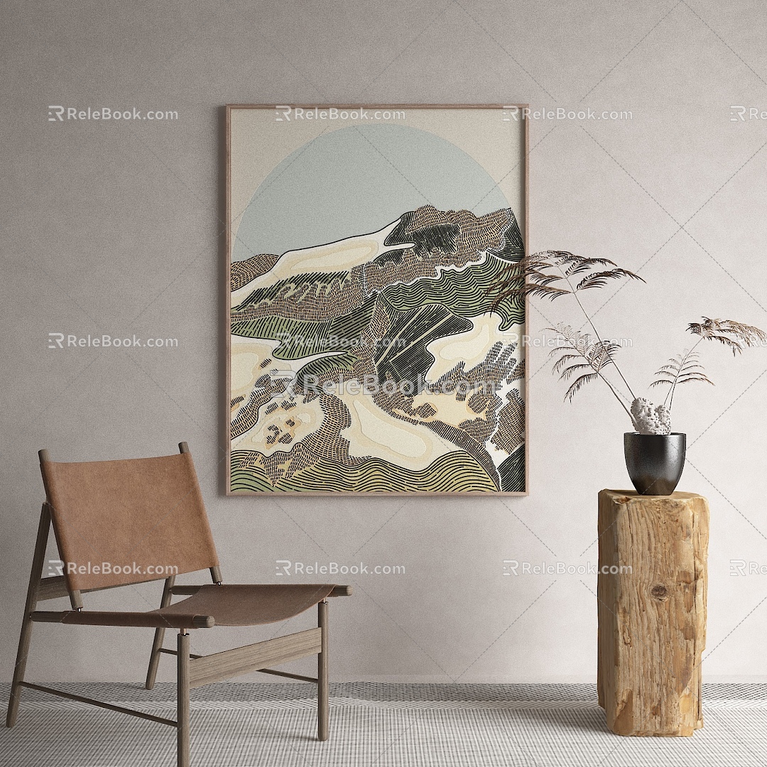 Quiet Wind Decorative Painting model