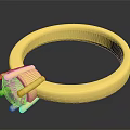 Shiny Gold Ring Design With Prominent Gemstone And Metallic Finish For Daily Use