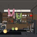Indoor Sports Equipment Setup with Hanging Straps Yoga Balls Mats and Fitness Machines