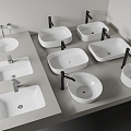 Modern wash basin wash basin counter basin under counter basin 3d model