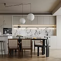 Modern Living And Dining Room Interior With Sofa Window Blinds Area Rug And Framed Art