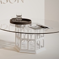 Coffee table, side table, table, stool 3d model