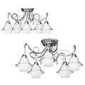 Jane Ou multi-ball chandelier 3d model