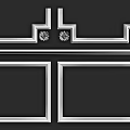 Decorative Lines With Ornamental Corner Patterns Forming Rectangular Frames For Design Elements