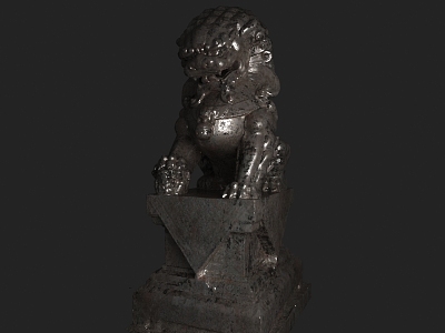 lion 3d model