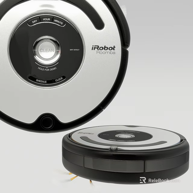 iRobot Roomba Robot Vacuum Cleaner With Modern Design And Smart Cleaning Features 3d model 