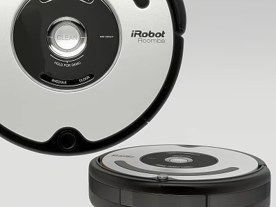 iRobot Roomba Robot Vacuum Cleaner With Modern Design And Smart Cleaning Features 3d model