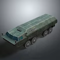 Green Military Tank Six Wheeled Armored Vehicle With Heavy Duty Reinforced Structure
