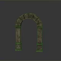 Modern Stone Archway Design For Architectural Garden Entrance With Decorative Pillars