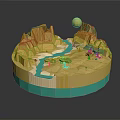 Game Environment Game Scene Fairy Tale Scene Fairy Tale Magic Scene Magic Item Fantasy Scene 3d model